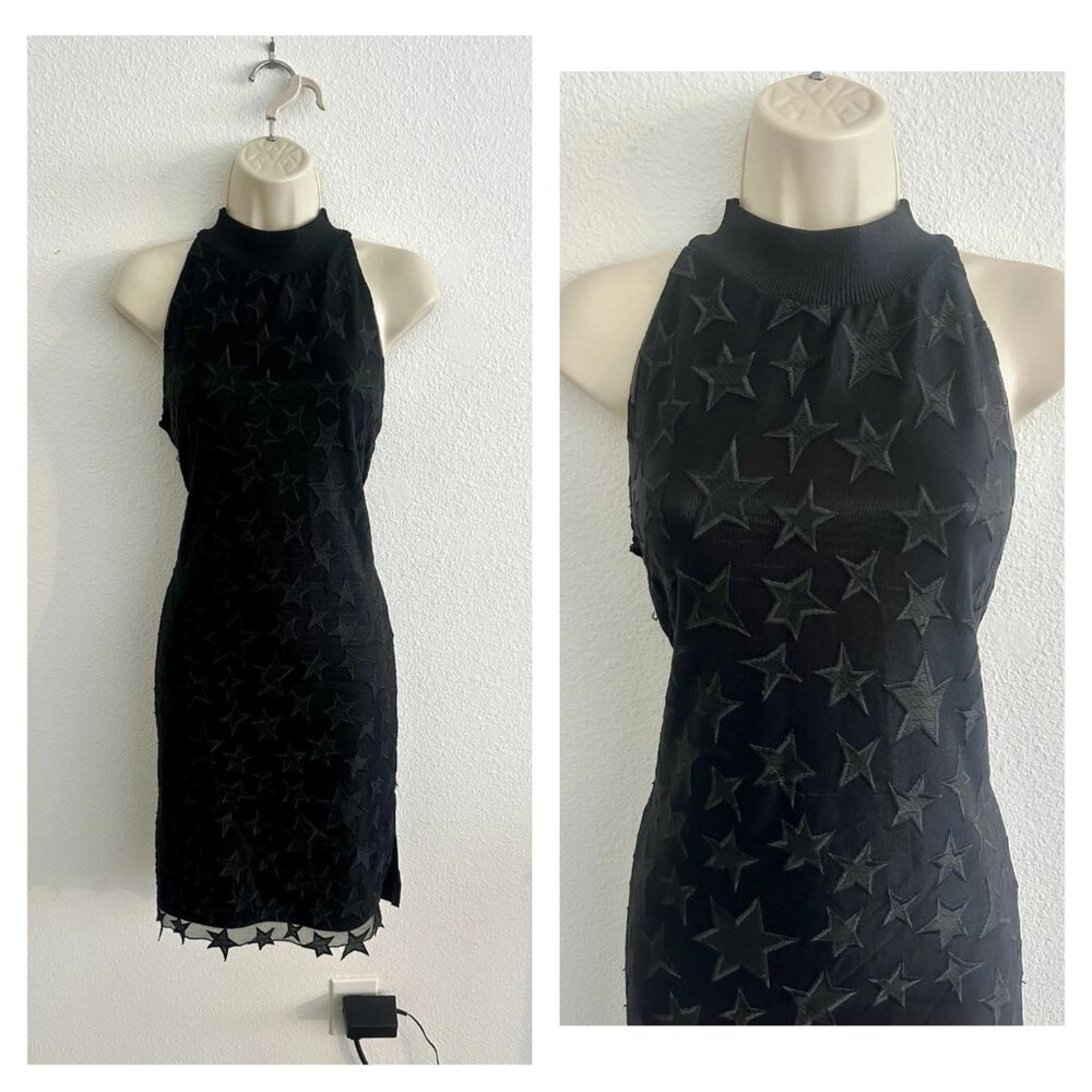 Scotch & Soda Black Star Mini Dress